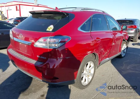 2011 Lexus Rx 350 z USA, uszkodzony, nr VIN 2T2BK1BA2BC090576